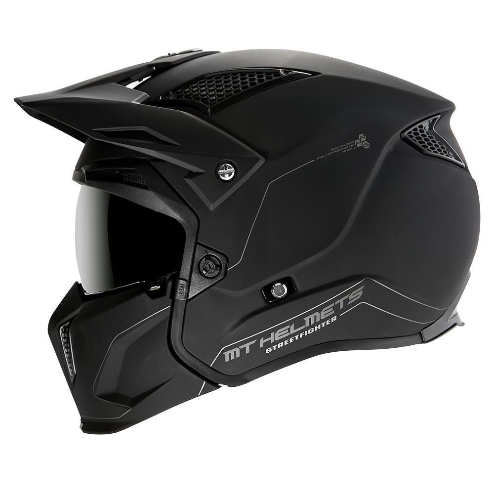 MT Streetfighter Full Face Adventure MotorbikeHelmet-Win Impex Moto