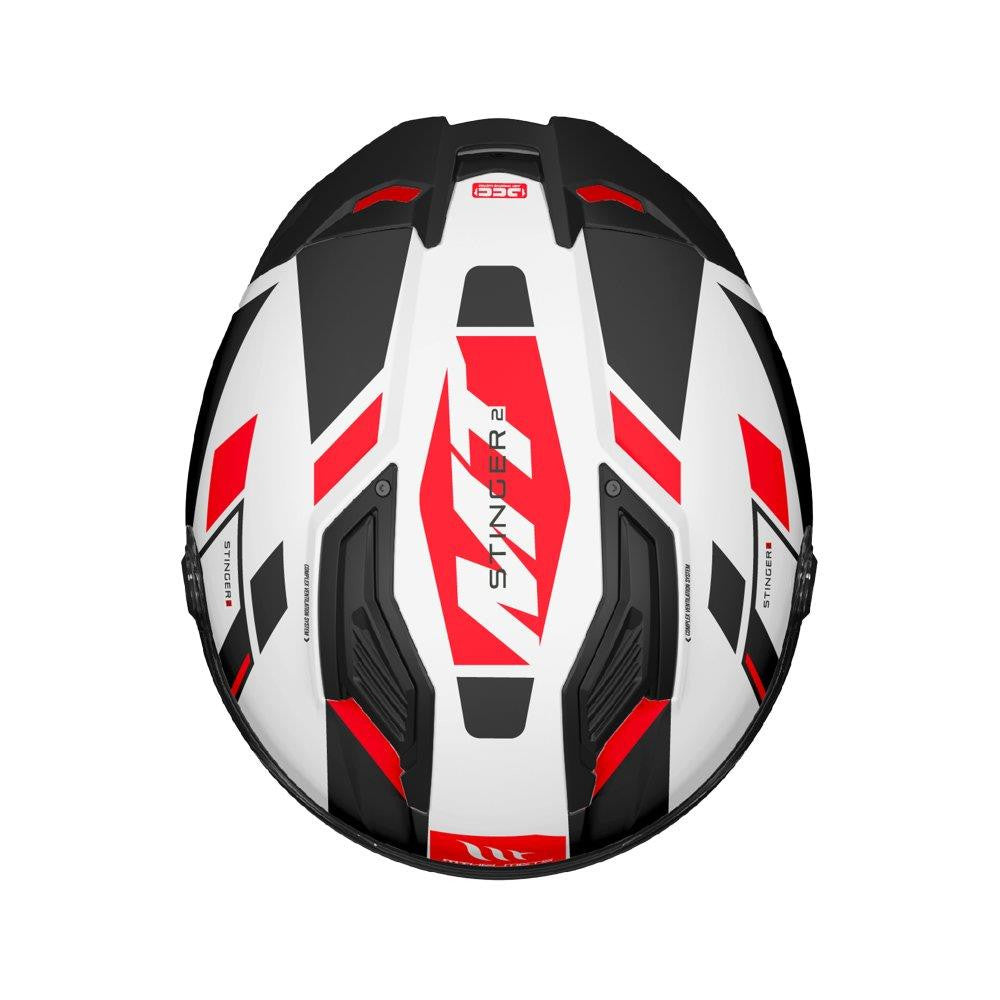 New Mt Stinger 2 Full Face Motorbike Helmet Sporty Look-Win Impex Moto