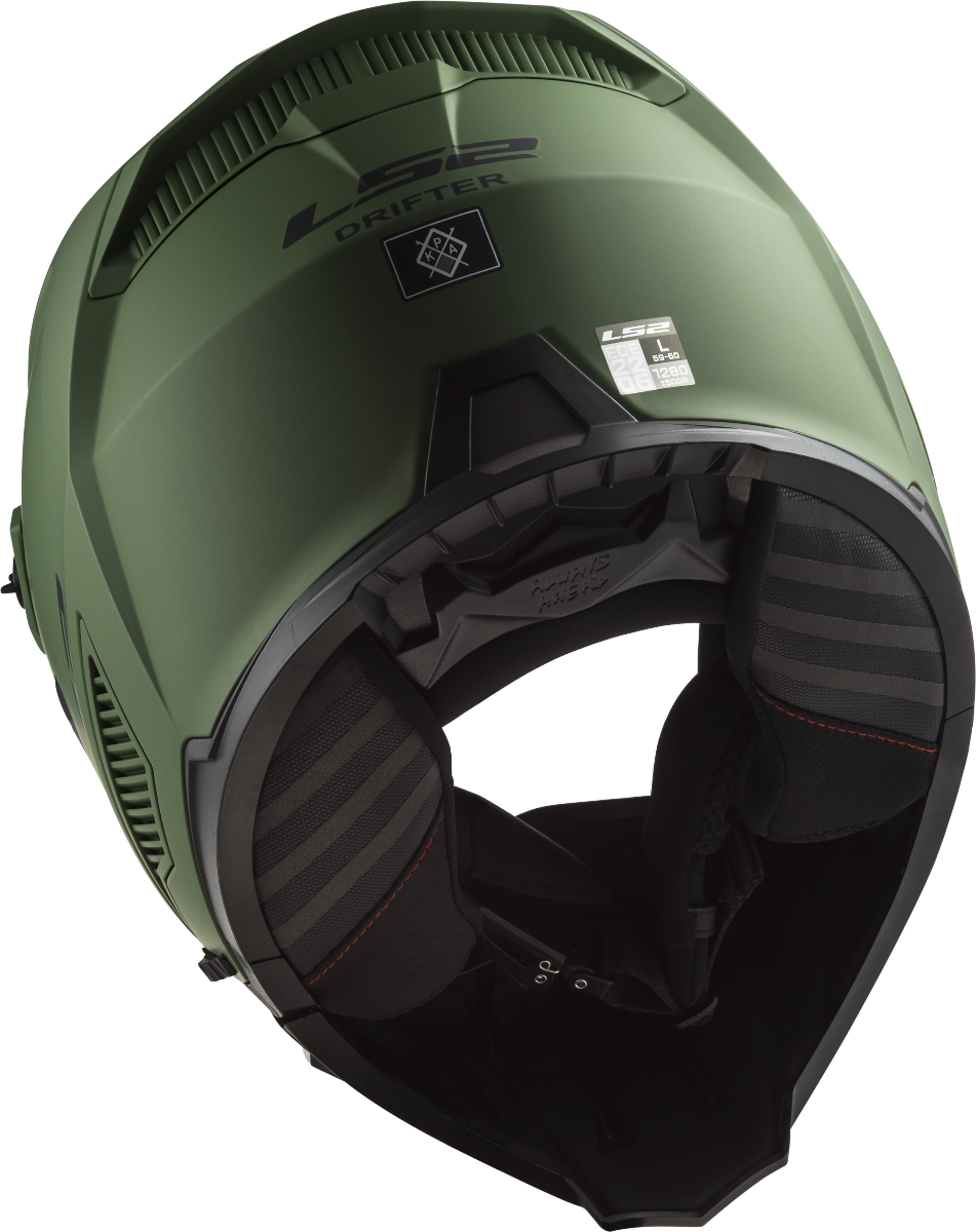 LS2 OF606 DRIFTER SOLID OPEN FACE MOTORCYCLE HELMET-Win Impex Moto