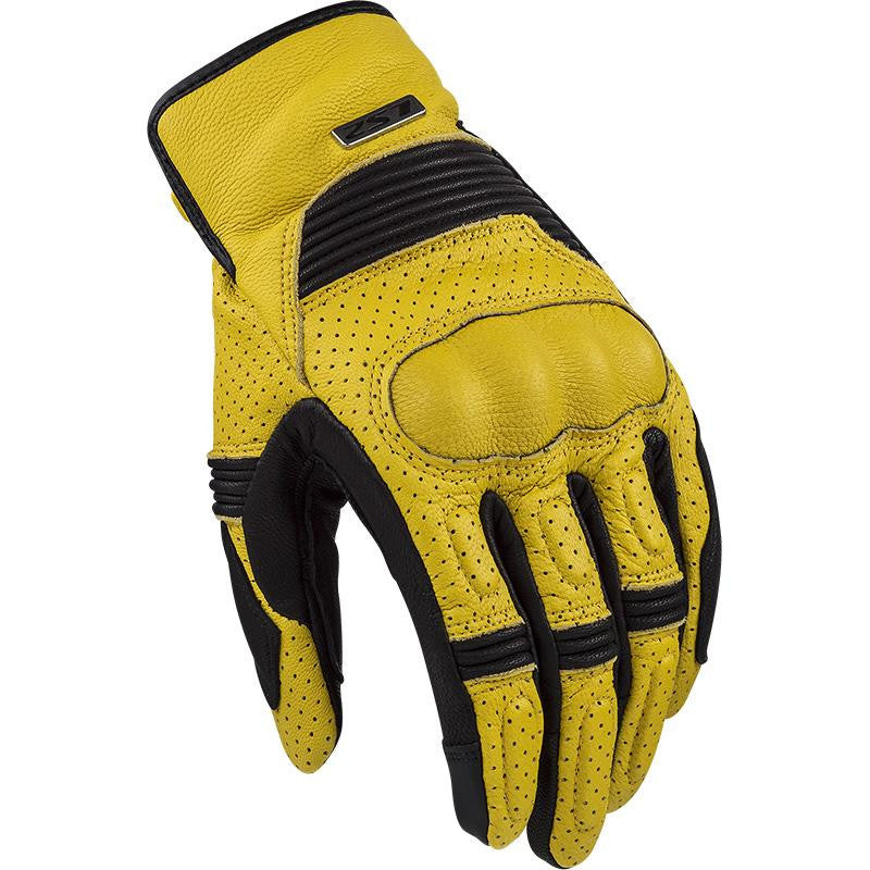 LS2 Duster Motorcycle Bike Goatskin Gloves Black-Win Impex Moto