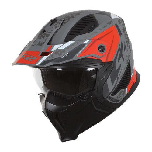 LS2 OF606 DRIFTER DEVOR OPEN FACE HELMET ECE22.06-Win Impex Moto