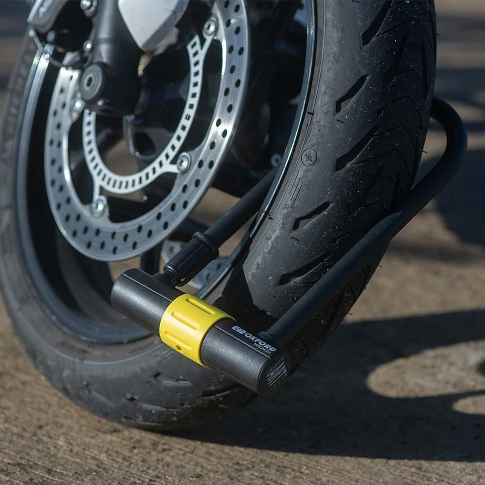 Oxford Motorcycle Motorbike Magnum U-lock (170x285mm) with Bracket-Win Impex Moto