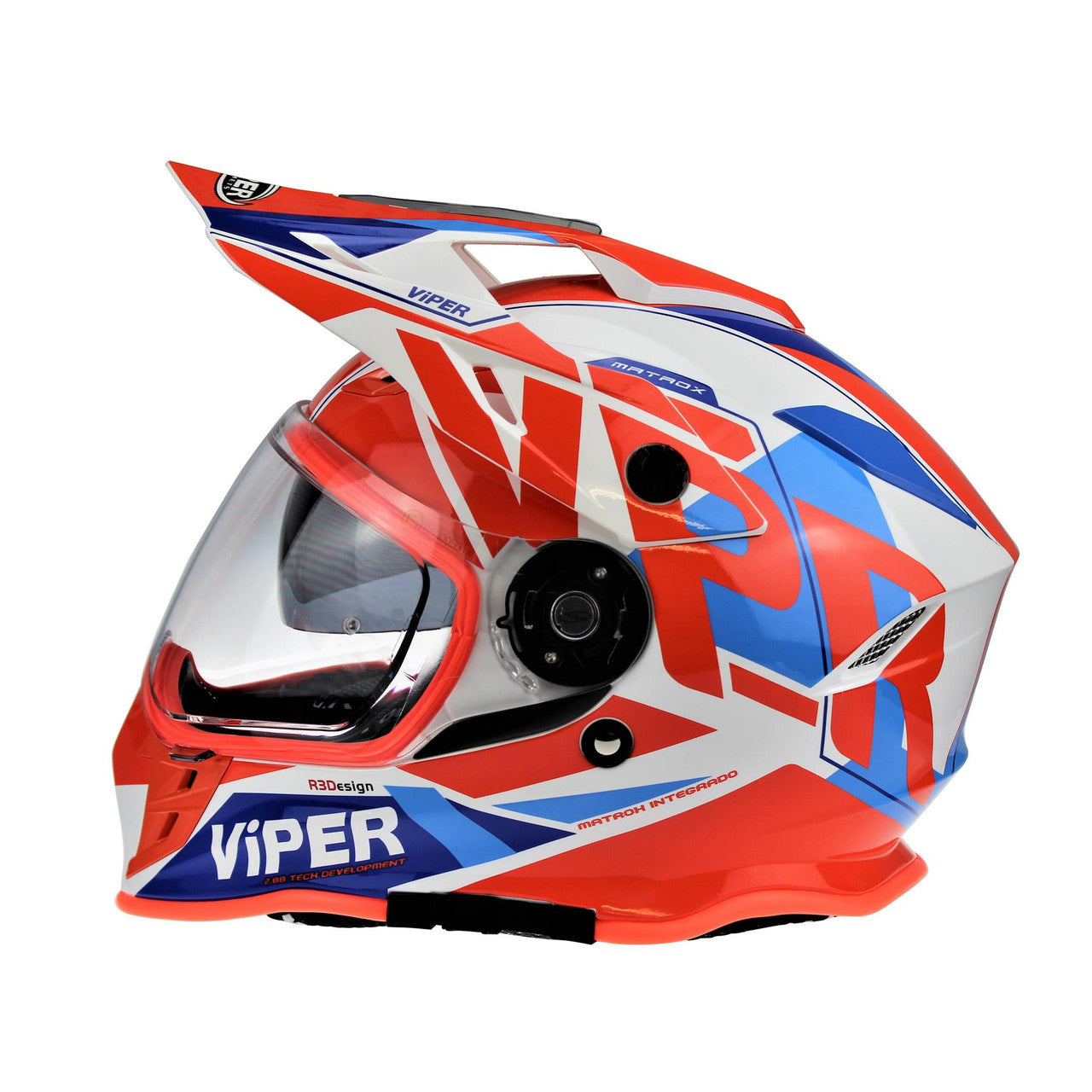 Viper RXV288 Double Visor Enduro Motocross Motorcycle Motorbike Helmet-Win Impex Moto