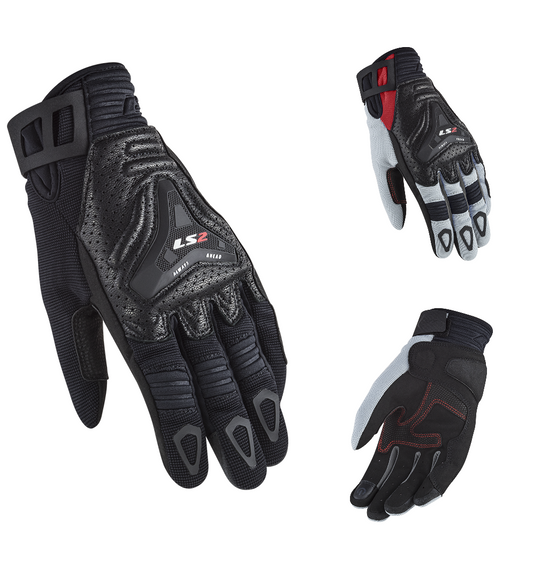 LS2 All Terrain Lady Textile Touring Motorcycle Motorbike Gloves-Win Impex Moto