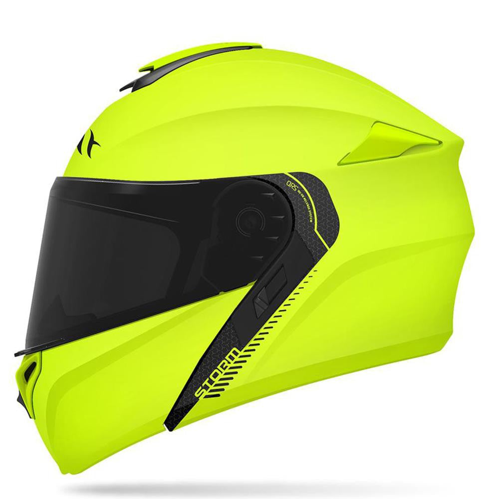 MT Storm Solid Flip Up Front Motorcycle Motorbike Helmet-Win Impex Moto