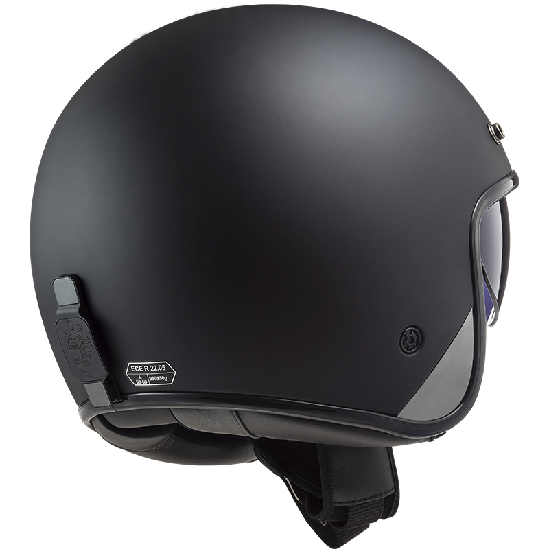 LS2 OF601 BOB II SOLID MATT BLACK ECE22.06-Win Impex Moto