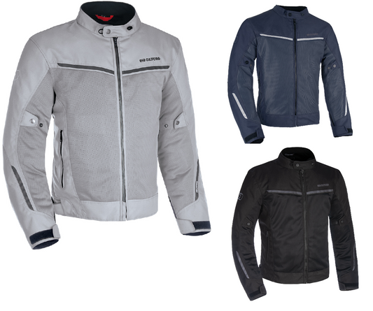 Oxford Arizona 1.0 Motorcycle Motorbike MS Air Breathable Jacket-Win Impex Moto