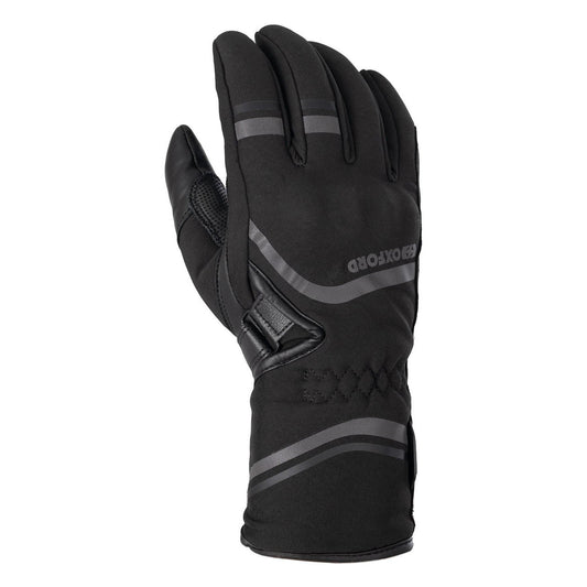 Oxford Ottawa 2.0 Women’s Motorcycle Motorbike Ladies CE Certified Black Glove-Win Impex Moto