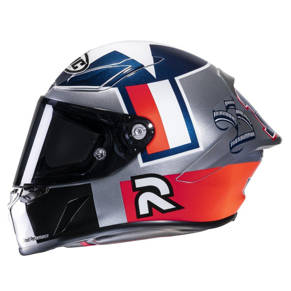 HJC RPHA 1 MOTORBIKE BEN SPIES SILVERSTAR FULL FACE HELMET-Win Impex Moto