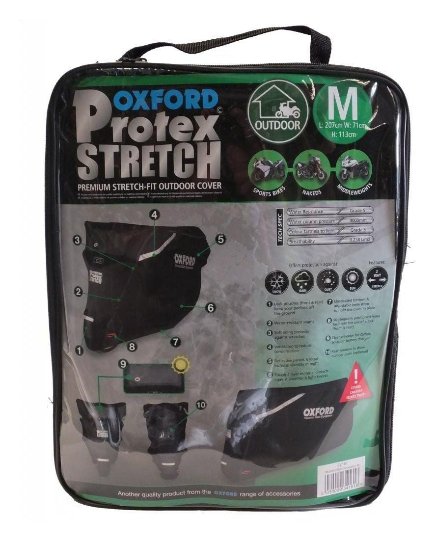 Oxford CV161 Protex Stretch Outdoor Premium-Fit Motorbike Cover-Win Impex Moto