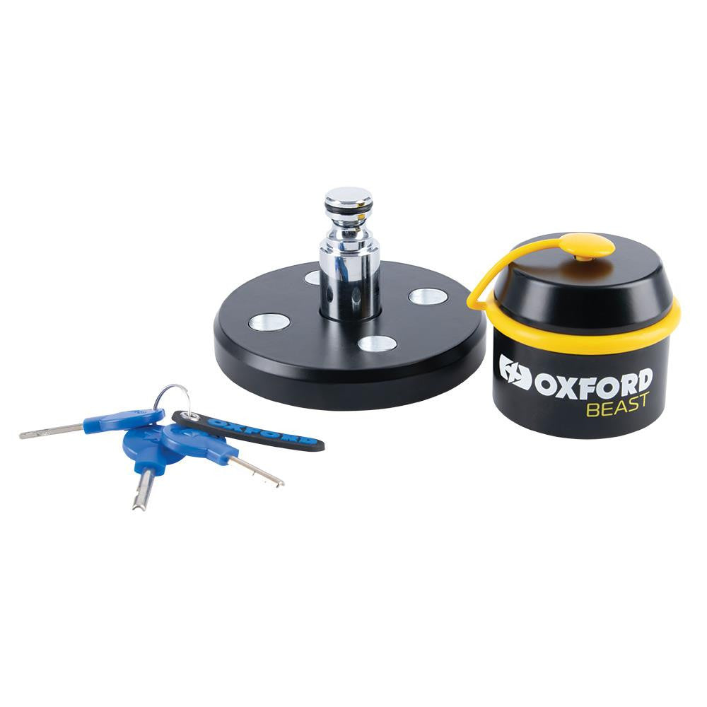 Oxford Motorcycle Beast Floor Lock Ground Anchors-Win Impex Moto