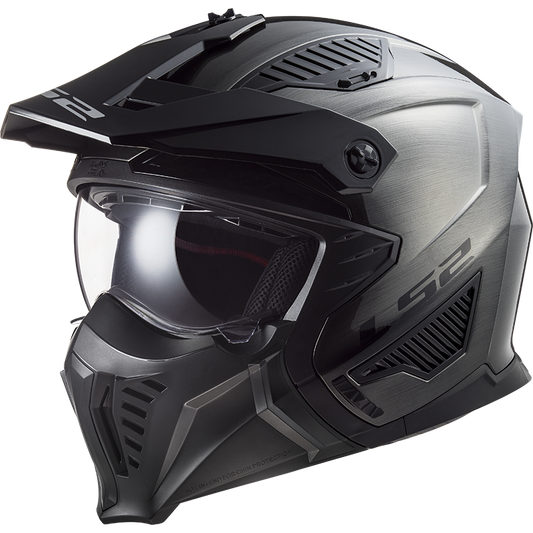 LS2 OF606 DRIFTER HELMET JEANS TITANIUM-06-Win Impex Moto