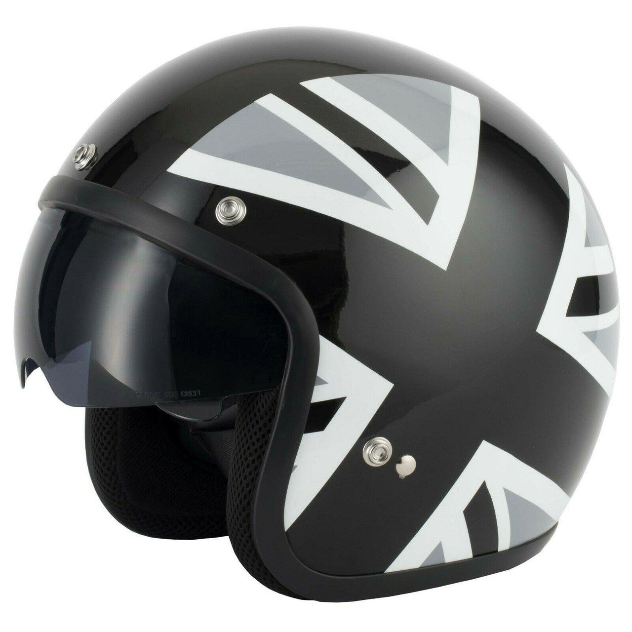 Vcan V537 Retro Open Face Scooter Motorcycle Helmet-Win Impex Moto