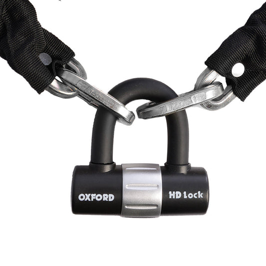 Oxford HD Chain Lock 1.5m – Heavy Duty Motorcycle Security Lock for Bikes & Scooters-Win Impex Moto