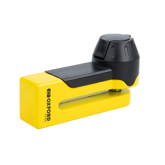 Oxford Titan 10mm Pin Disc Lock Yellow incl. Pouch-Win Impex Moto