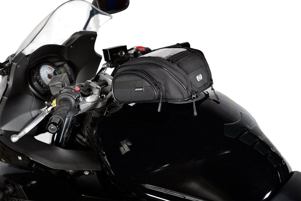 Oxford F1 Motorcycle Mini 7L Magnetic Tank Bag Luggage-Win Impex Moto