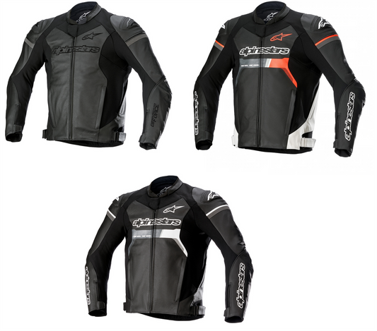 Alpinestars Gp Force Racing Motorcycle Leather Jacket-Win Impex Moto