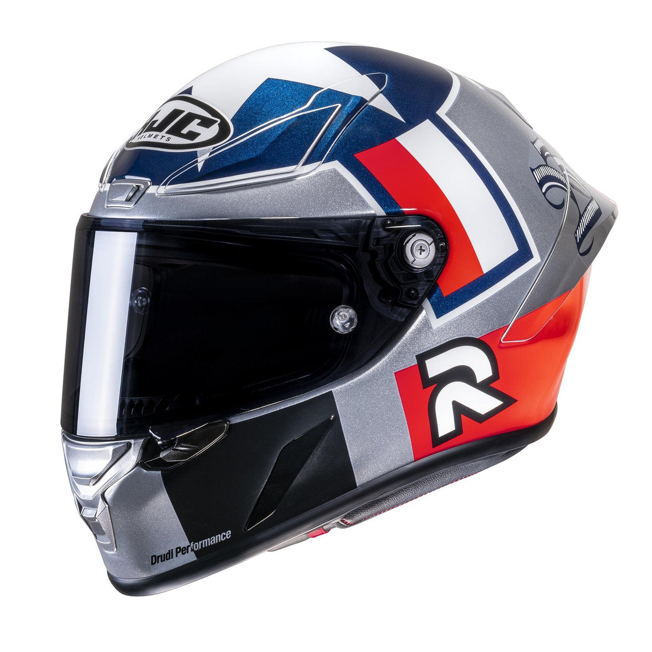 HJC RPHA 1 MOTORBIKE BEN SPIES SILVERSTAR FULL FACE HELMET-Win Impex Moto