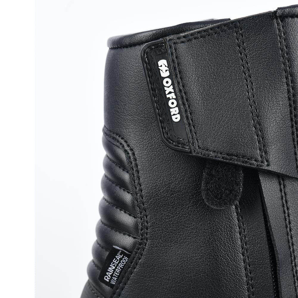 Oxford Warrior 2.0 MS Motorbike Boots Black-Win Impex Moto