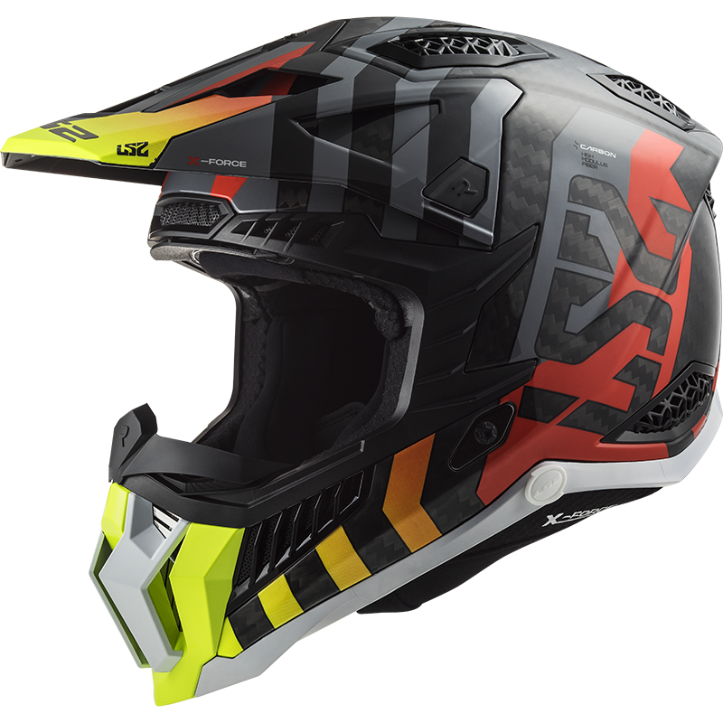 LS2 MX703 X FORCE CRASH MOTORCROSS HELMET ECE22.06-Win Impex Moto