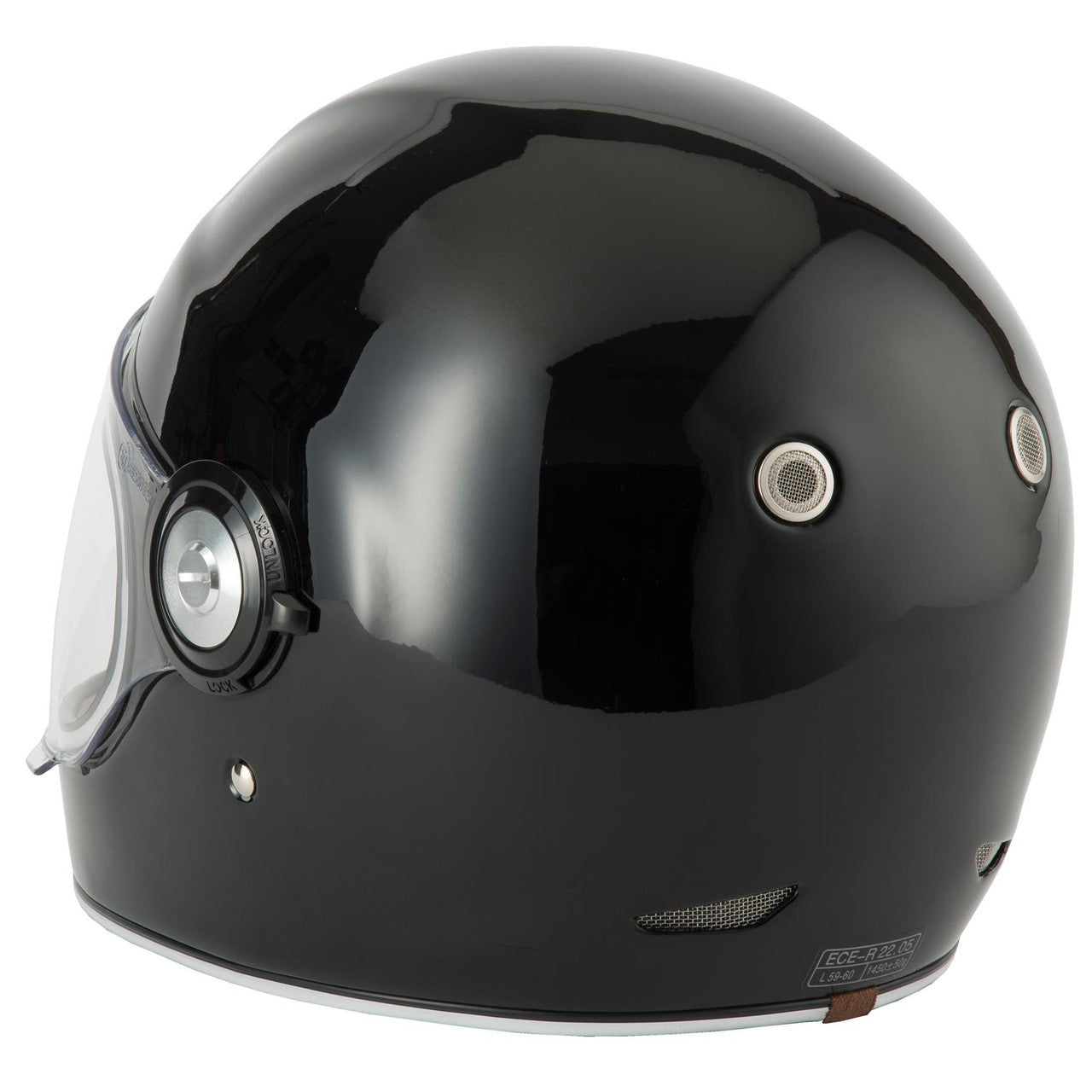 Vcan V135 Full Face Motorcycle Retro Vintage Helmet-Win Impex Moto