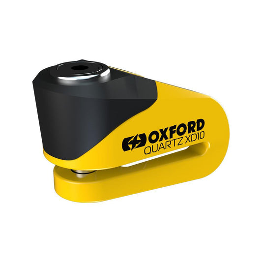 Oxford Quartz XD10 Disc Lock Yellow/Black-Win Impex Moto