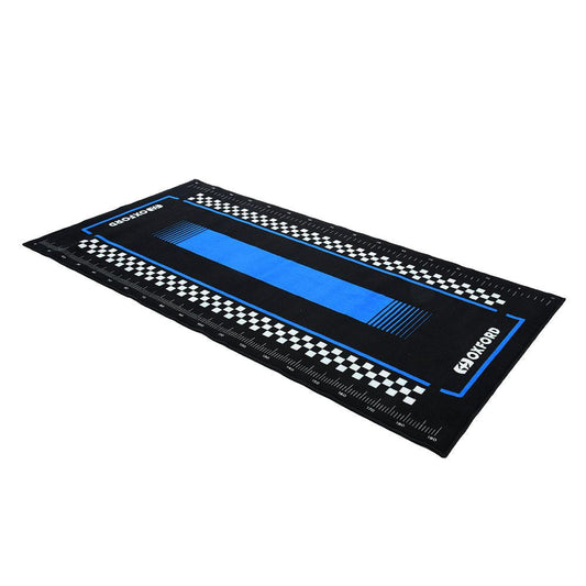 Oxford Pitlane Suzi Blue Motorbike Workshop Garage Mat L 200 x 100cm-Win Impex Moto