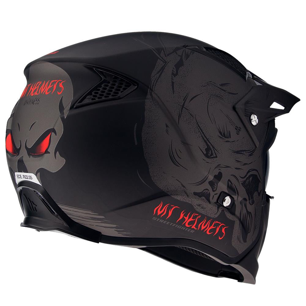 MT Streetfighter Full Face Adventure MotorbikeHelmet-Win Impex Moto