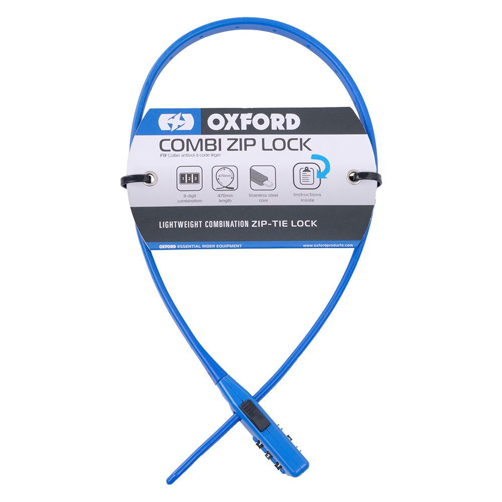 Oxford Combi Zip Lock Blue-Win Impex Moto