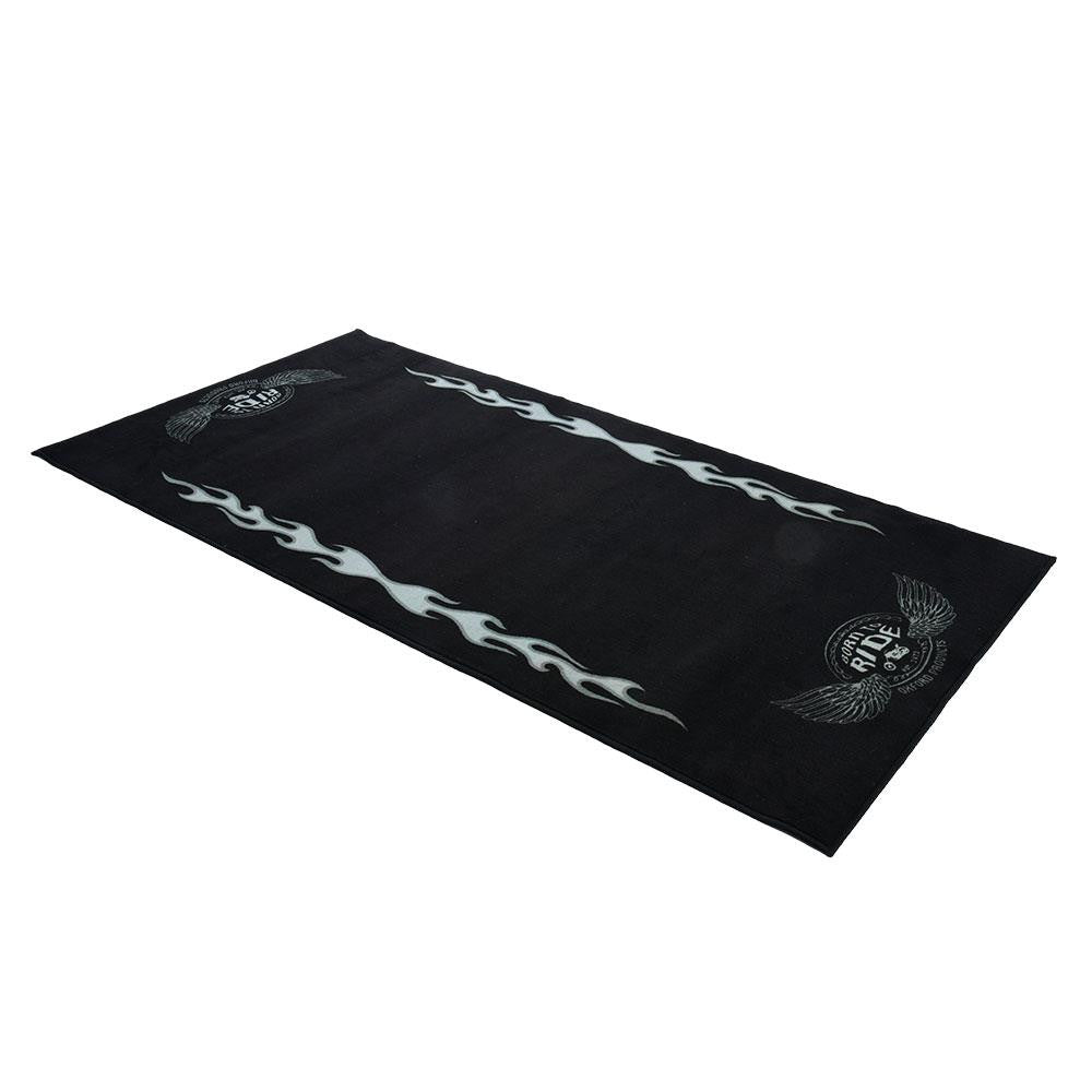 Oxford Flame Motorbike Workshop Garage Pit Mat L 200 x 100cm-Win Impex Moto