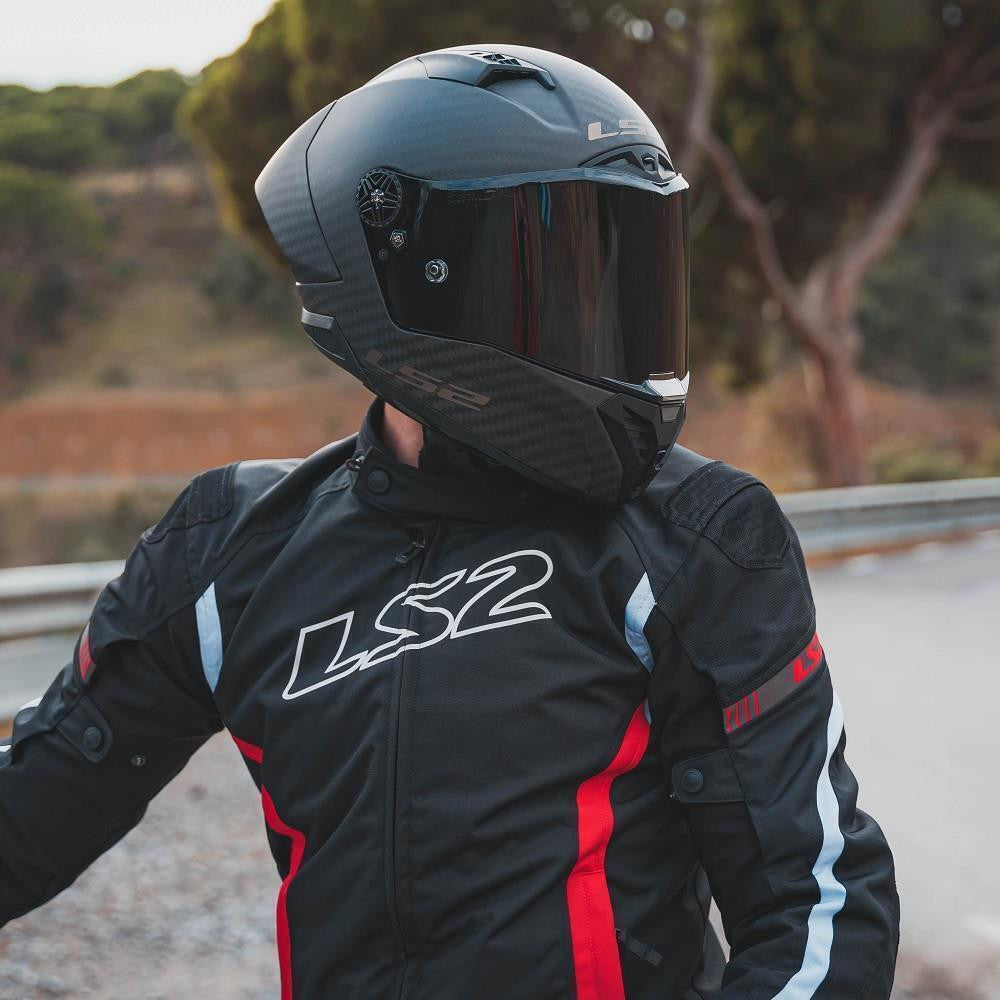 LS2 FF805 THUNDER C GP PRO FIM MATT BLACK MOTORCYCLE HELMET-Win Impex Moto