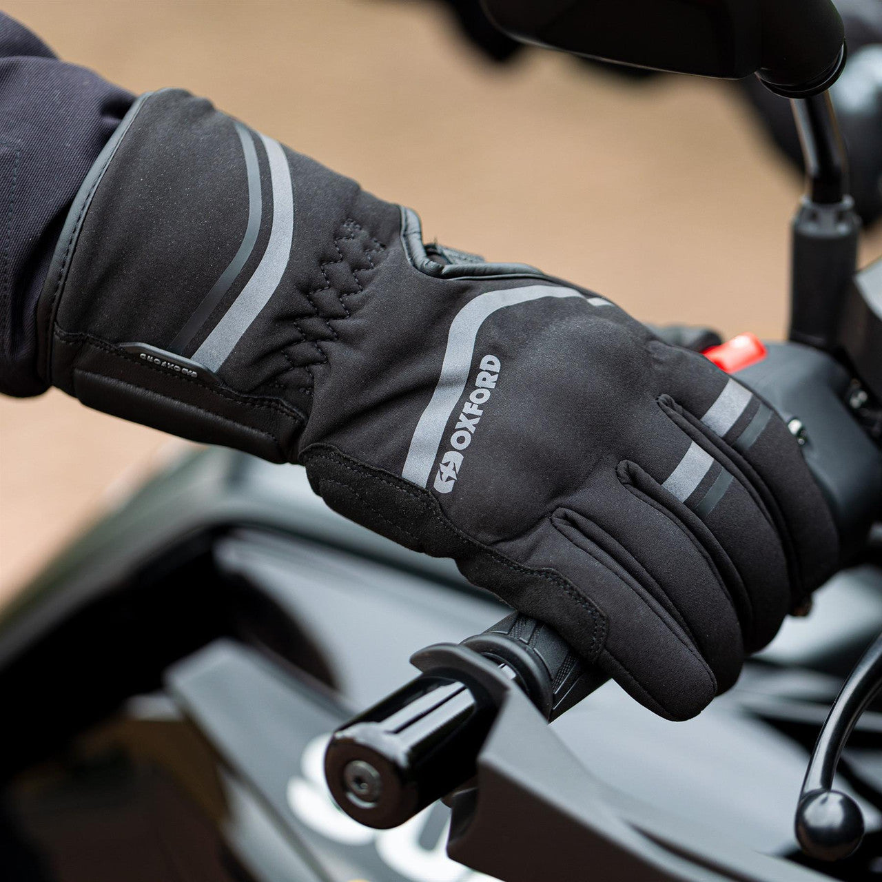 Oxford Ottawa 2.0 Women’s Motorcycle Motorbike Ladies CE Certified Black Glove-Win Impex Moto