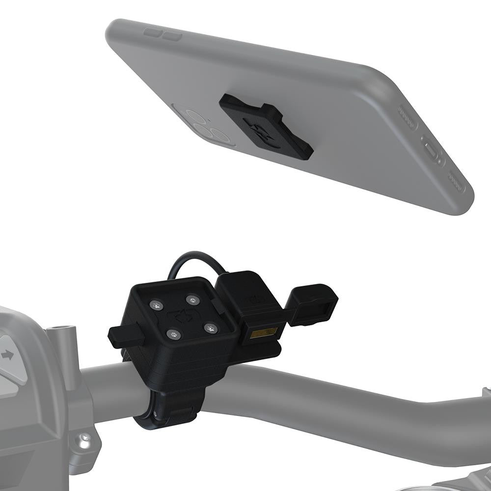 Oxford CLIQR USB Motorcycle Motorbike Handlebar Mount-Win Impex Moto