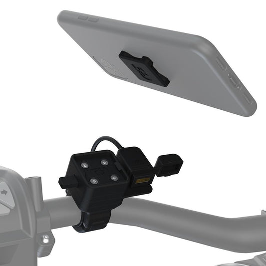 Oxford CLIQR USB Motorcycle Motorbike Handlebar Mount-Win Impex Moto