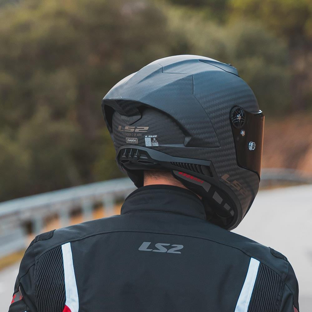 LS2 FF805 THUNDER C GP PRO FIM MATT BLACK MOTORCYCLE HELMET-Win Impex Moto