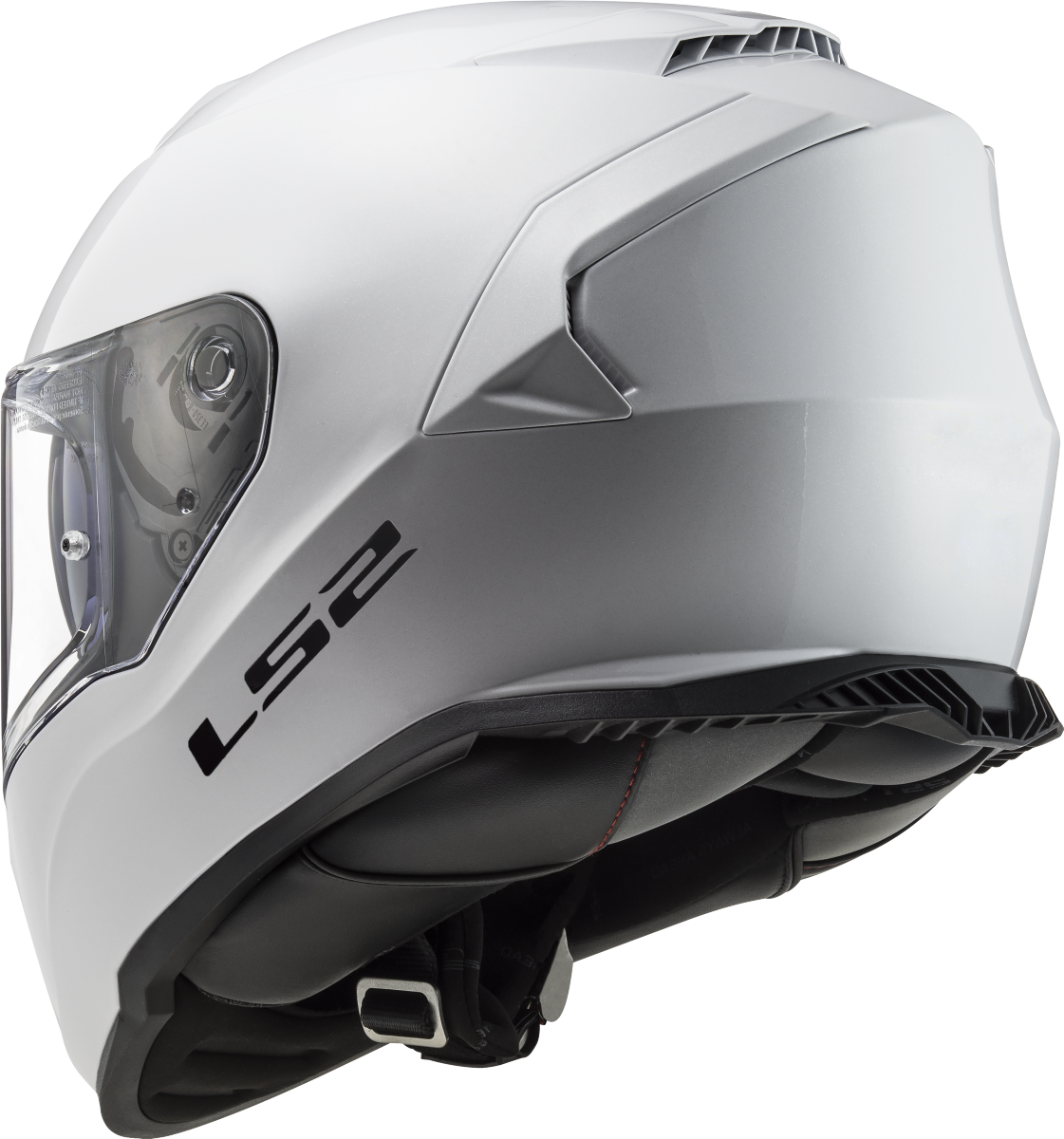 LS2 FF800 Storm II Motorcycle Full Face Helmet Solid White ECE 22.06-Win Impex Moto