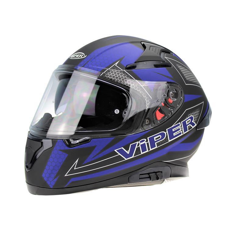 VIPER RSV95 SPIRIT MOTORCYCLE FULL FACE CRASH HELMET-Win Impex Moto