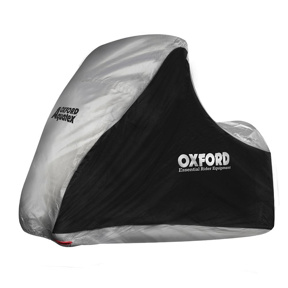 Oxford CV215 Aquatex MP3/3 Wheeler Complete Exterior Protection - Black/Silver-Win Impex Moto