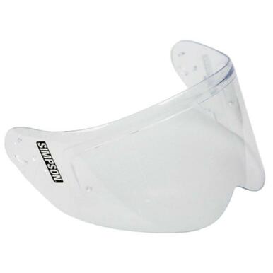 Simpson Venom Visor clear, Rainbow, Mirror, Tinted, Dark Smoke-Win Impex Moto
