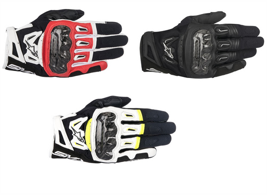 Alpinestars SMX-2 Air Carbon v2 Motorbike Gloves-Win Impex Moto