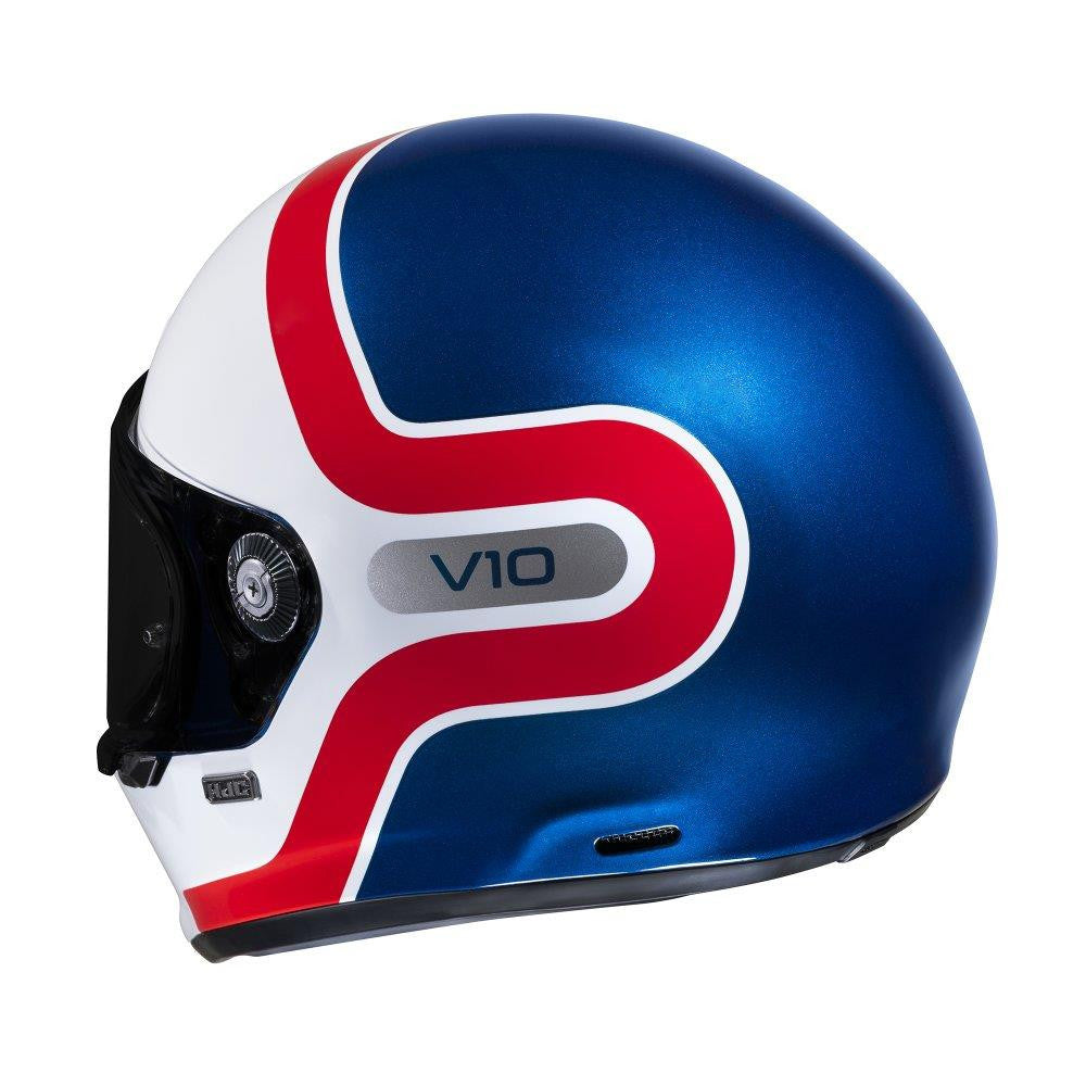 HJC V10 Grape Motorcycle Motorbike Fiber Glass Shell Helmet - New Stock-Win Impex Moto