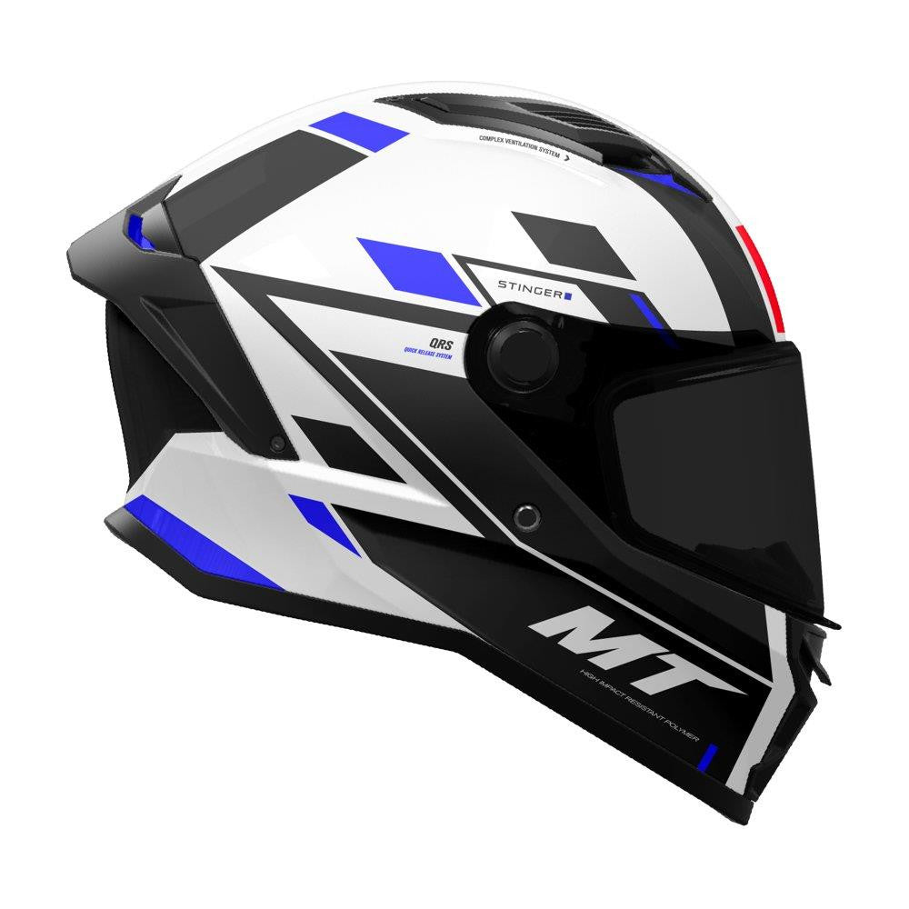 New Mt Stinger 2 Full Face Motorbike Helmet Sporty Look-Win Impex Moto