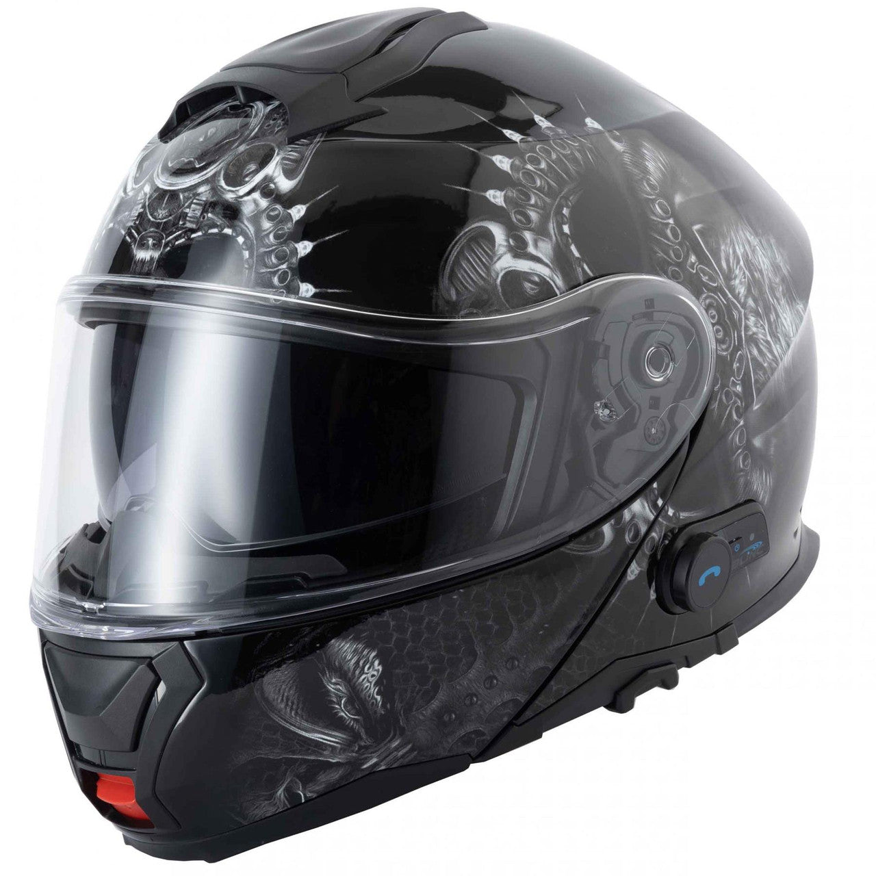 Vcan V272 Flip Up Motorcycle Blinc A4 Bluetooth Helmet-Win Impex Moto