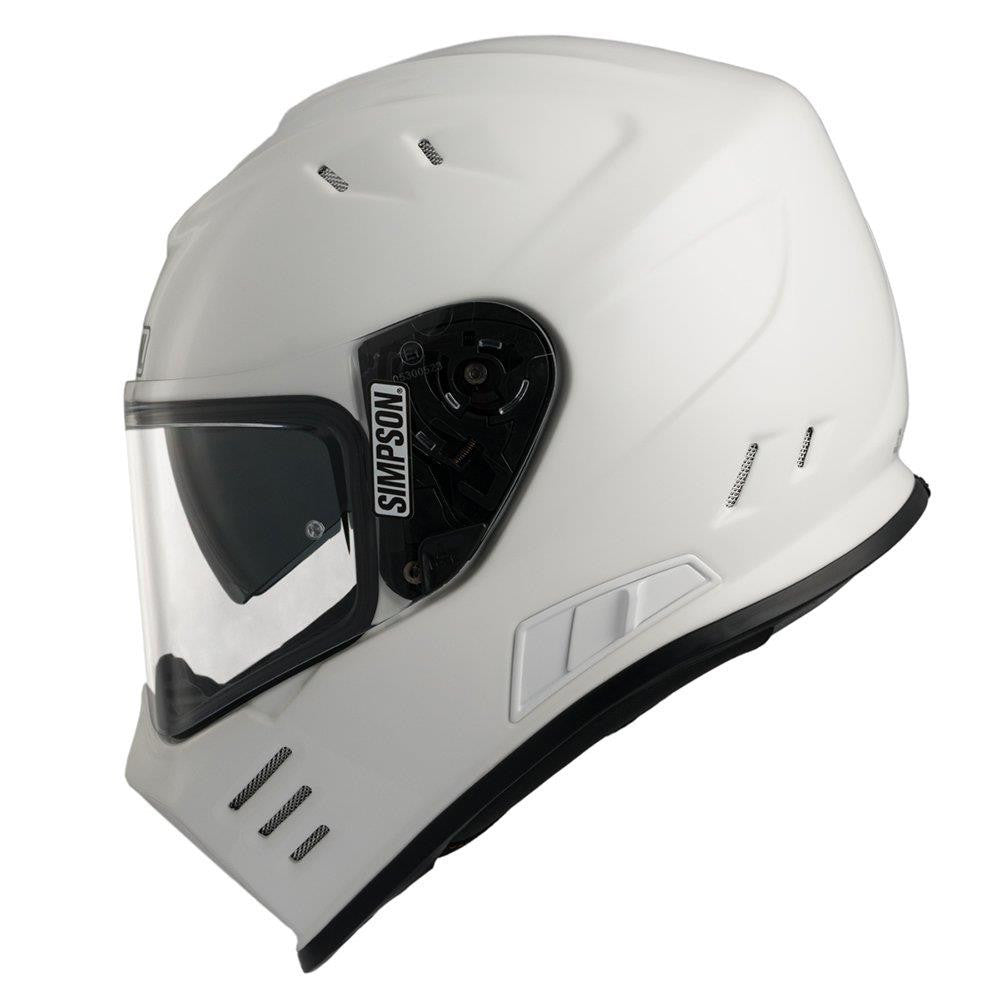 Simpson Venom Solid Motorcycle Motorbike Full Face Helmet (ECE-22.06)-Win Impex Moto