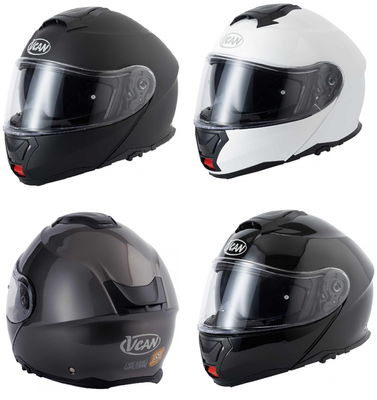 Vcan V272 Flip Up Front Modular Motorcycle Motorbike Helmet-Win Impex Moto
