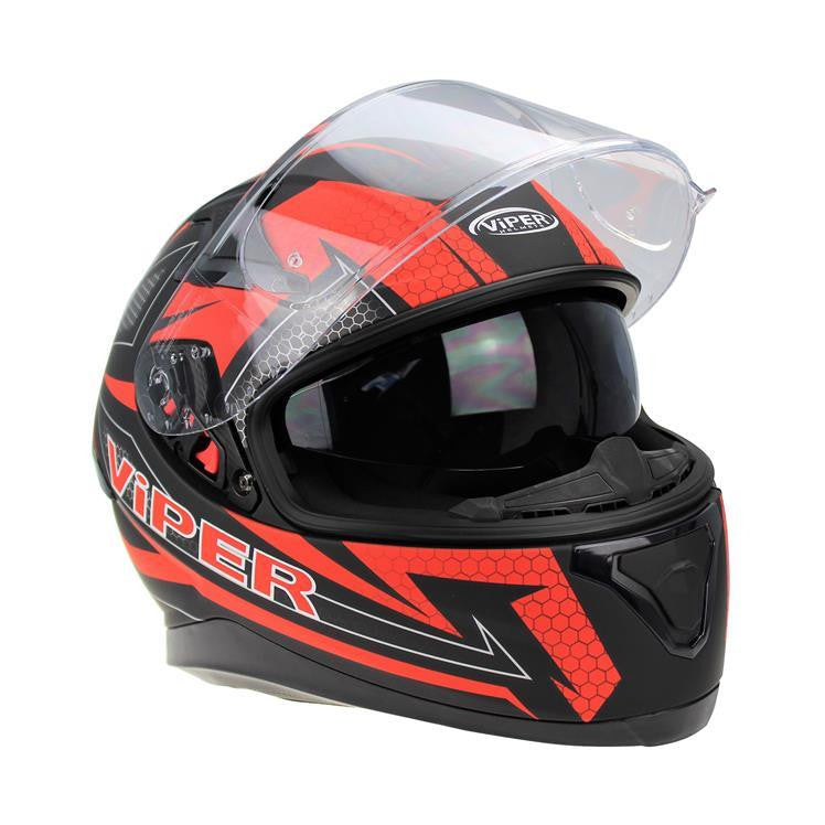 VIPER RSV95 SPIRIT MOTORCYCLE FULL FACE CRASH HELMET-Win Impex Moto