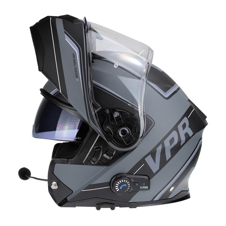 Viper RSV191 Blinc Bluetooth 3.0 Flip Up Modular Motorcycle Helmet-Win Impex Moto