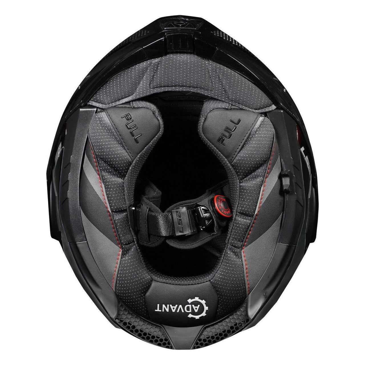 LS2 FF901 Advant X Modular Carbon Fibre Flip Front Full Face Motorbike Helmet-Win Impex Moto