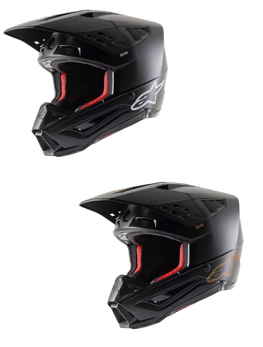 Alpinestars S-M5 Solid Off Road Motorcycle Helmet Motocross Enduro MX-Win Impex Moto