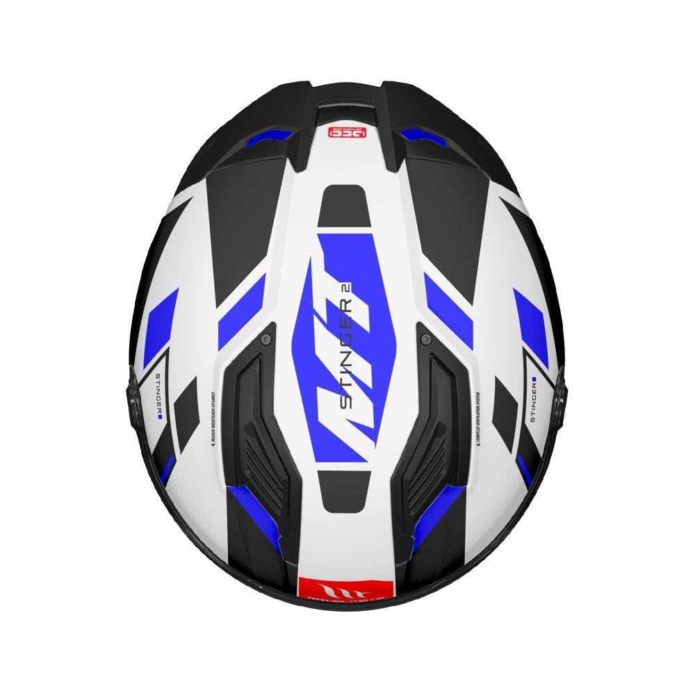 New Mt Stinger 2 Full Face Motorbike Helmet Sporty Look-Win Impex Moto